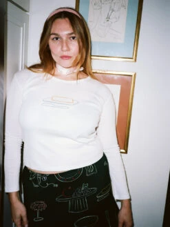 Dana Long Sleeve Tee - Butter -Fashion Shop 000191170002 lisa says gah table butter tee