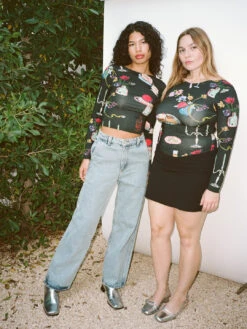 Rowan Top - Set The Table Caviar 20 Rowan Top - Set The Table Caviar -Fashion Shop 000191190010 lisa says gah table backless top black