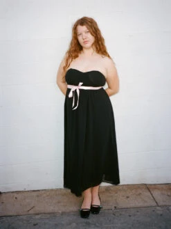 Juliette Dress - Black 16 Juliette Dress - Black -Fashion Shop 000203880006 les miss bow dress black