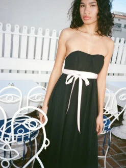 Juliette Dress - Black 17 Juliette Dress - Black -Fashion Shop 000203880010 les miss bow dress black