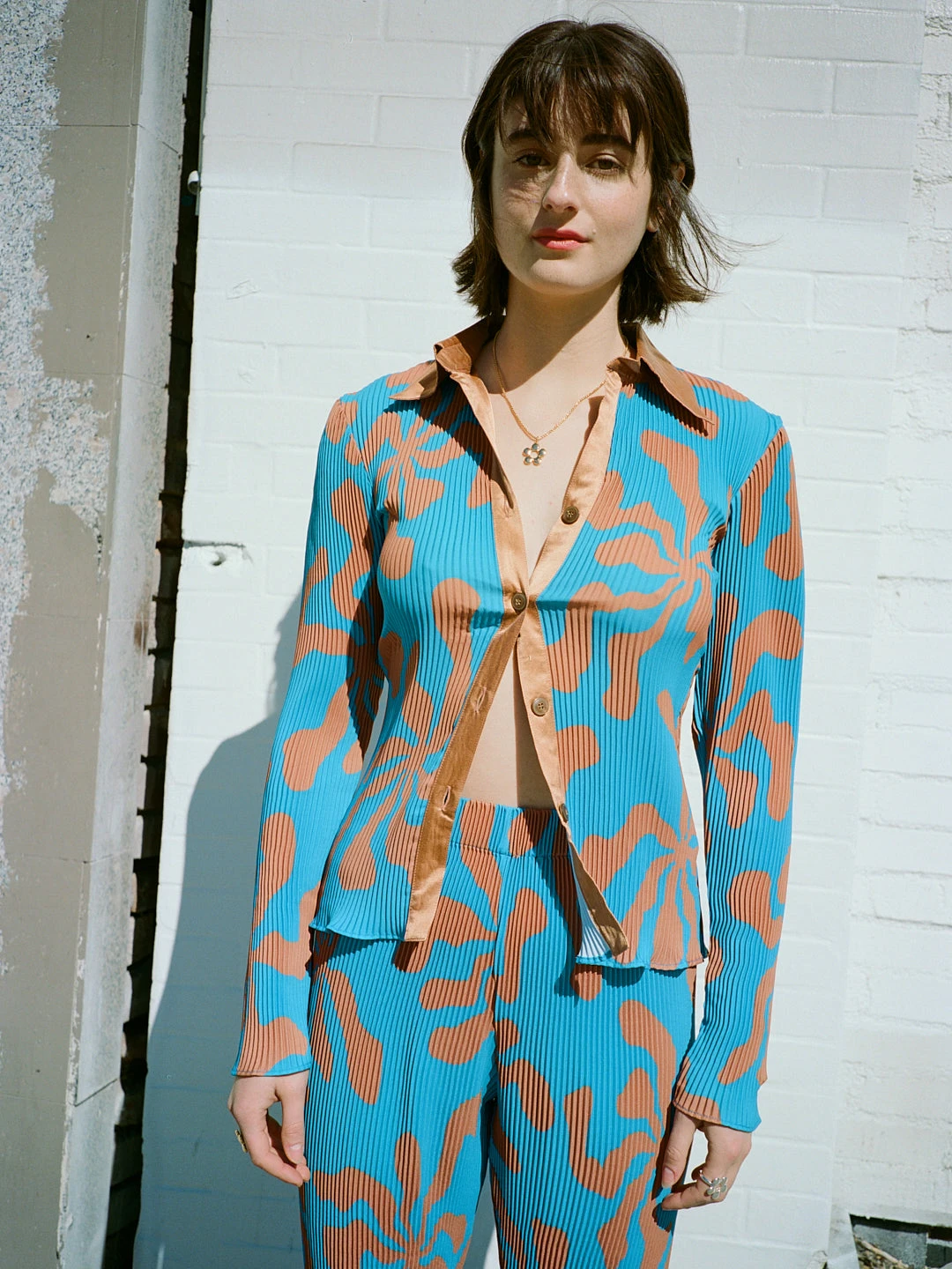 Crimped Shirt - Hawaii 3 Crimped Shirt - Hawaii