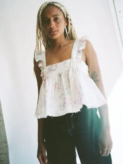 The Ruffle Apron Top - Ribbon Dancer -Fashion Shop 100403180001