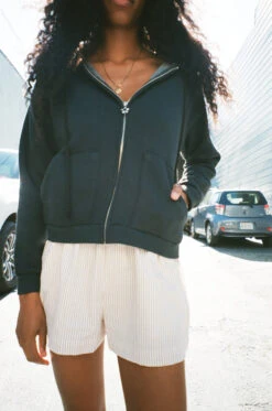 Rosie Zip Up - Washed Black 12 Rosie Zip Up - Washed Black -Fashion Shop 110 00d577b4 f772 49df 9d26 d09a5c0dfd5a