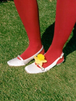 Mackie Heel - White Satin -Fashion Shop 2A7A0734 lisa says gah picnic alexa Shirtdress