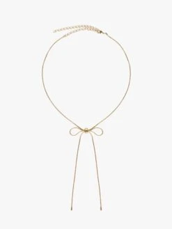 Bows Necklace - Gold