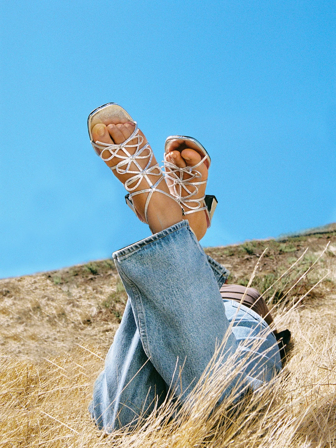 Carrie Bow Sandal - Silver/Pink 13 Carrie Bow Sandal - Silver/Pink - Image 11