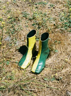 Quincy Boot - Green/Mustard Mix -Fashion Shop ERIN354 253 lisa says gah quincy boot green