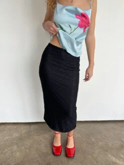 Pippi Lace Midi Skirt - Black 15 Pippi Lace Midi Skirt - Black -Fashion Shop IMG 0158 nia lace skirt black