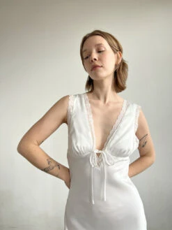 Aurelie Dress - White -Fashion Shop IMG 0274 nia dress white