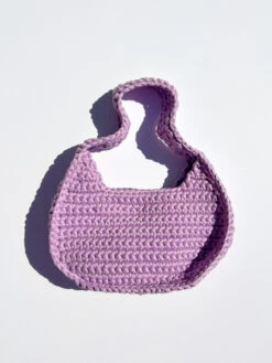Hvisk Crochet Bag - Blush Purple