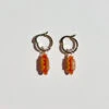 Hot Dog Hoops - Brown -Fashion Shop IMG 0509 lisa says gah earrings hotdog