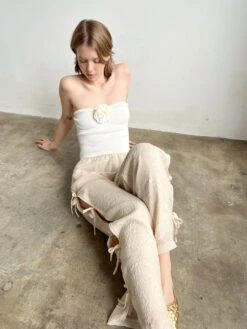 Seine Sweater Tube - White -Fashion Shop IMG 0680 lisa says gah spring evelyn pant cream