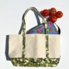 Medium Heavyweight Canvas Tote - Daisy -Fashion Shop IMG 0737 baggu tote floral