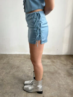 Brooke Skort - Powder Blue -Fashion Shop IMG 0746 nia bow skirt blue