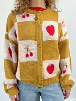 Lauda Cardi - Fruit Check -Fashion Shop IMG 0763 lisa says gah cardigan fruit yellow