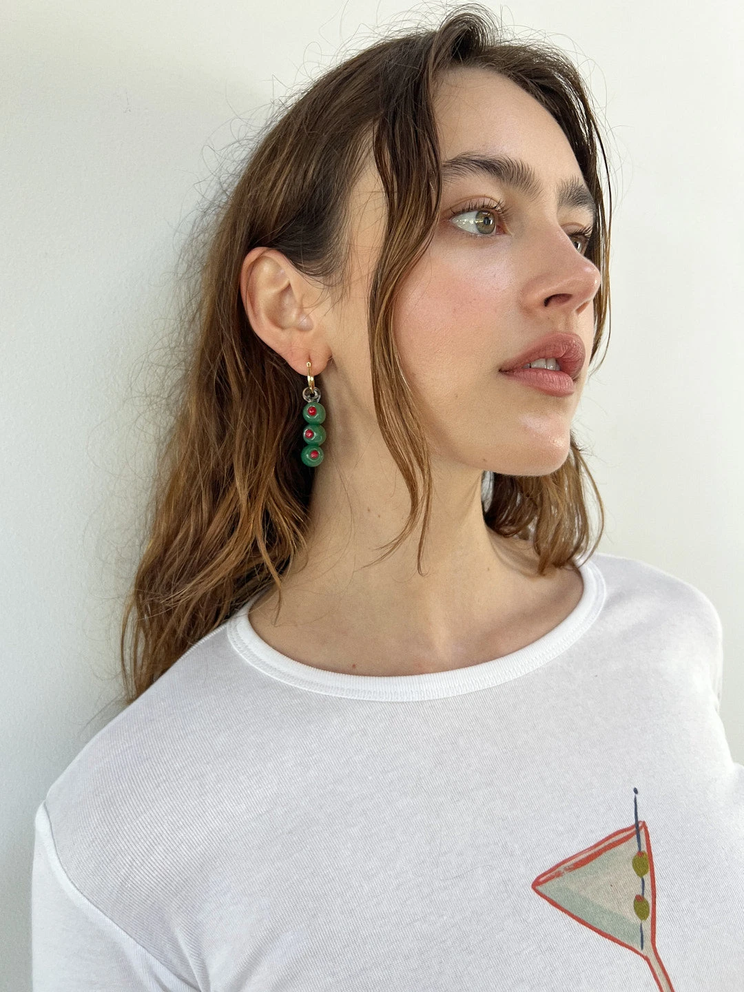 Martini Olives Hoops - Green 4 Martini Olives Hoops - Green - Image 2