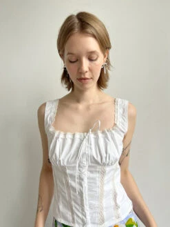 Delilah Top - White 10 Delilah Top - White -Fashion Shop IMG 0805 nia corset top white