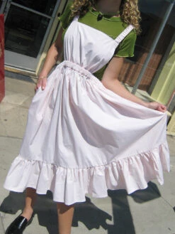 Kim Apron Dress - Peony