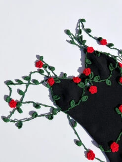 Vines Top - Black -Fashion Shop IMG 1038 tyler mcgillivary tank rose black