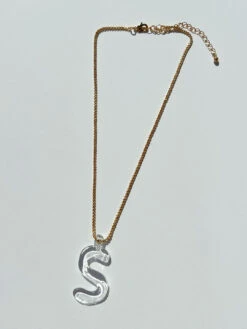 Little Monogram Necklace N-Z - Clear -Fashion Shop IMG 1115 ab2e5184 1de6 43fc 8805 147bbe12872d