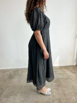 Gianna Dress - Black Rosette 24 Gianna Dress - Black Rosette -Fashion Shop IMG 1190 lisa says gah spring gianna dress black