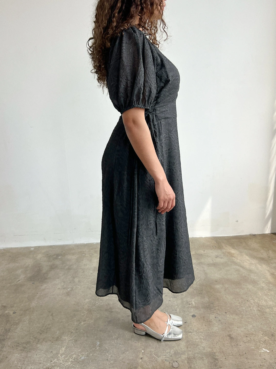 Gianna Dress - Black Rosette 13 Gianna Dress - Black Rosette - Image 11