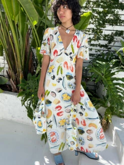 Grace Dress - Tapas Ivory -Fashion Shop IMG 1360 lisa says gah tapas dress white