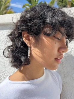 Anchovy Earrings - Silver -Fashion Shop IMG 1517 lisa says gah jewelry anchovy