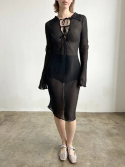 Alva Tunic - Black -Fashion Shop IMG 1635 nia dress black