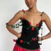 Vines Top - Black -Fashion Shop IMG 1677 tyler mcgillivary tank rose black