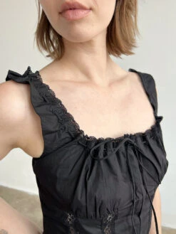 Delilah Top - Black -Fashion Shop IMG 1680 nia corset top black