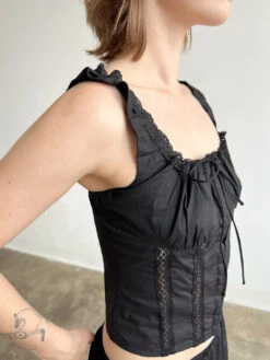 Delilah Top - Black -Fashion Shop IMG 1683 nia corset top black
