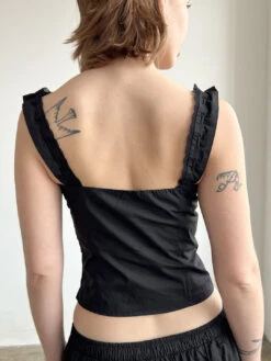 Delilah Top - Black -Fashion Shop IMG 1685 nia corset top black