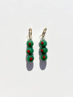 Martini Olives Hoops - Green 11 Martini Olives Hoops - Green -Fashion Shop IMG 1702 lisa says gah olive earrings