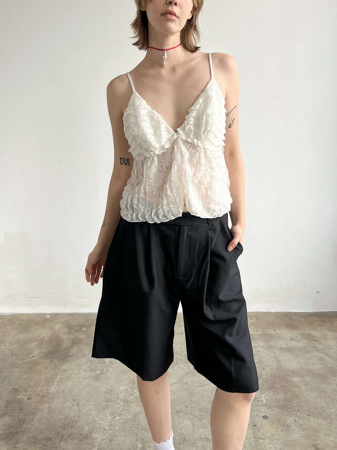 Ivy Top - Vanilla Ruffle 6 Ivy Top - Vanilla Ruffle - Image 4