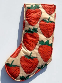 Holiday Stocking - Strawberry