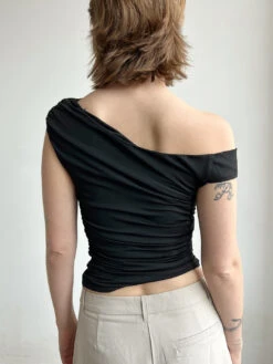 Rose Top - Black -Fashion Shop IMG 1955 nia top black