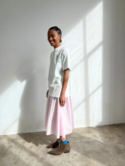 Love Objects Short Sleeve Tee - Off White -Fashion Shop IMG 1982 damson madder graphic tee