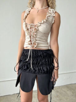 Crinkle Tank - Cream 13 Crinkle Tank - Cream -Fashion Shop IMG 2197 tyler mcgillivary tank beige a96b9bd8 10da 40a3 9853 713c1839655e