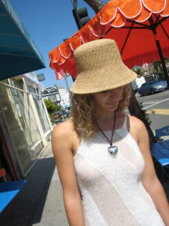 Inca Bucket Hat - Straw Natural