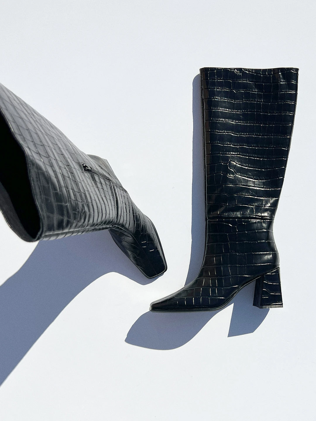 TGIF Croc Boot - Black 4 TGIF Croc Boot - Black - Image 2