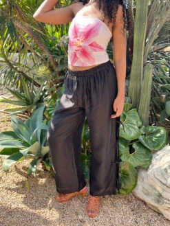 Evelyn Tie Pant - Black Organza 13 Evelyn Tie Pant - Black Organza -Fashion Shop IMG 2742 tyler mcgillivary top lily