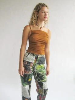 Sheila Top - Camel -Fashion Shop IMG 2795digi rita row tank brown