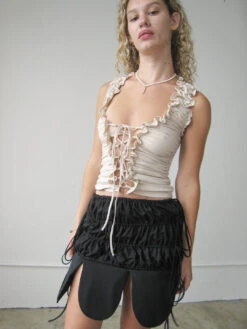 Crinkle Tank - Cream 12 Crinkle Tank - Cream -Fashion Shop IMG 2853digi tyler mcgillivary tank beige