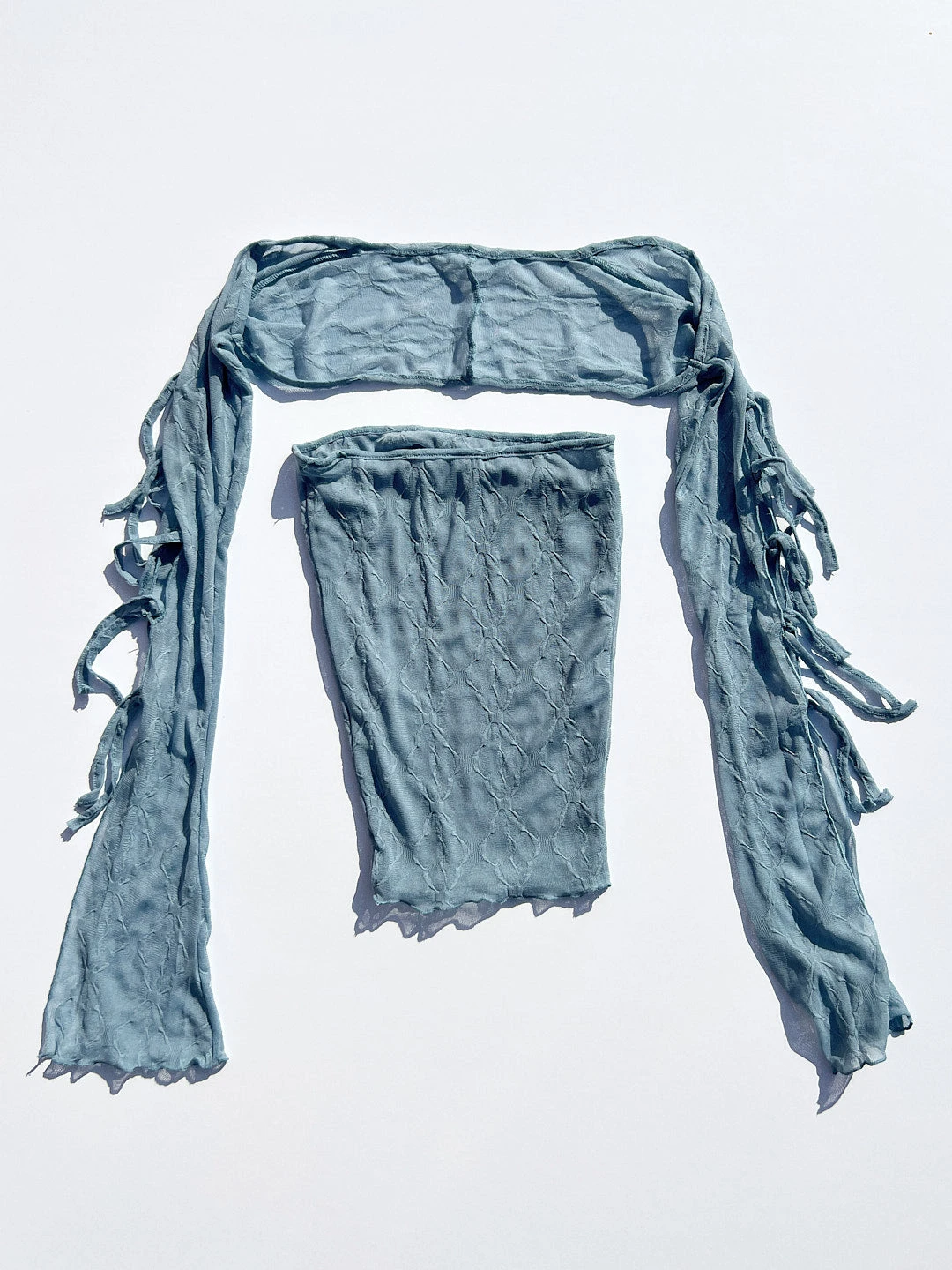 Mariposa Lace Box Bolero Set - Delicate Blue 5 Mariposa Lace Box Bolero Set - Delicate Blue - Image 3