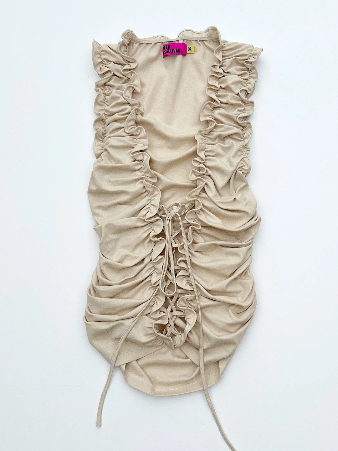 Crinkle Tank - Cream 4 Crinkle Tank - Cream - Image 2