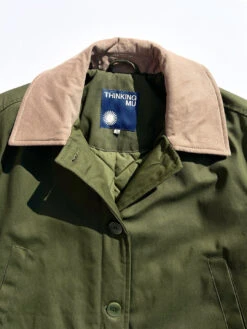 Thinking Mu Filomena Coat - Green -Fashion Shop IMG 2981 thinking mu coat green