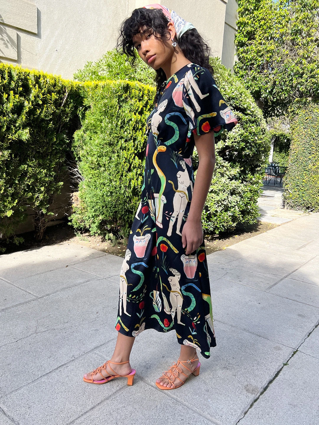 Carrie Bow Sandal - Creamsicle/Rouge 5 Carrie Bow Sandal - Creamsicle/Rouge - Image 3