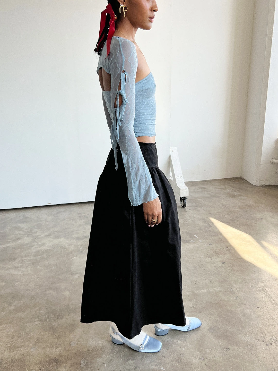 Mariposa Lace Box Bolero Set - Delicate Blue 8 Mariposa Lace Box Bolero Set - Delicate Blue - Image 6