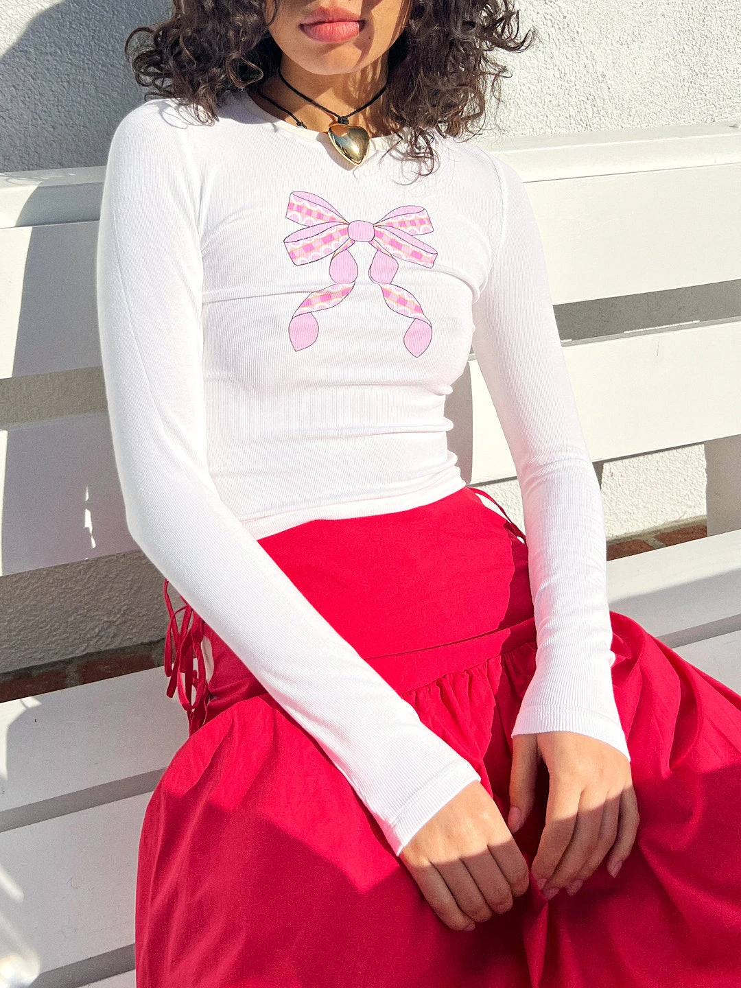 Maddie Tee - White 3 Maddie Tee - White